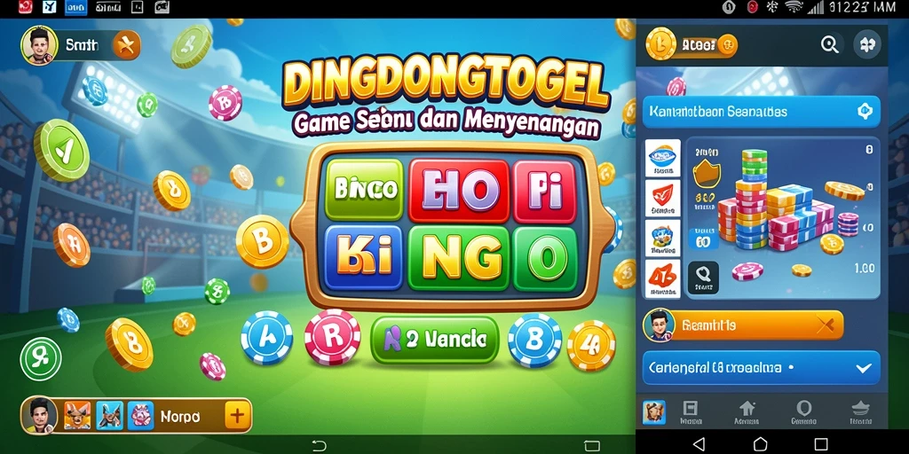 Tampilan gameplay DINGDONGTOGEL yang mengasyikkan.