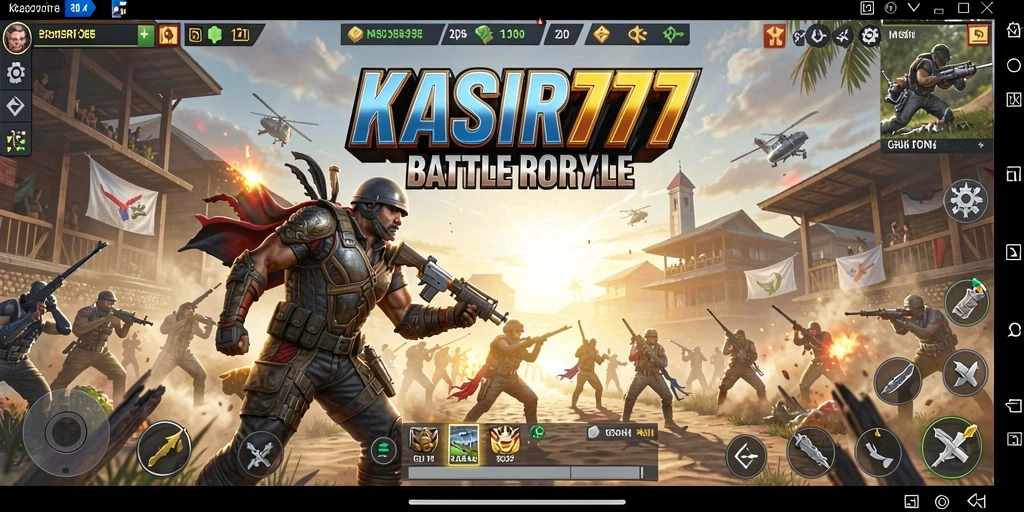 Gameplay seru KASIR777 dalam pertempuran Battle Royale.