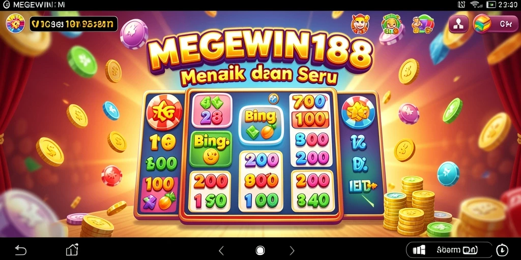 Tampilan seru gameplay Bingo di MEGEWIN188.