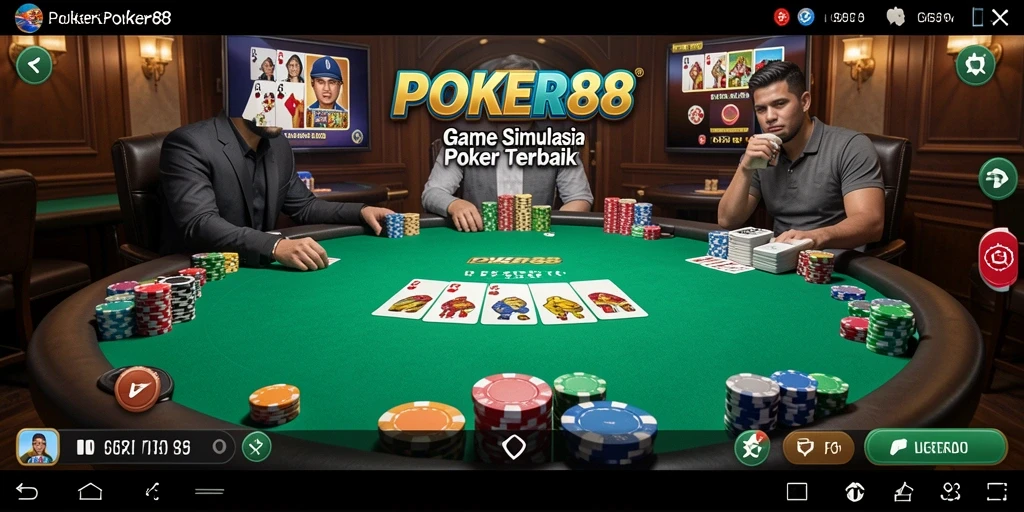 Tampilan gameplay menarik dari POKER88 dengan grafis yang menakjubkan.